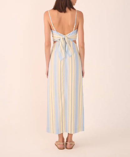 Dress To Relaxing stripe midi dress