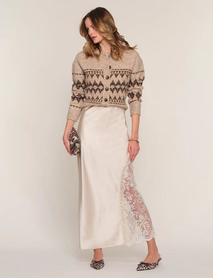 Juliee skirt in oyster