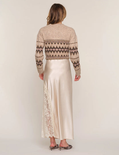 Juliee skirt in oyster