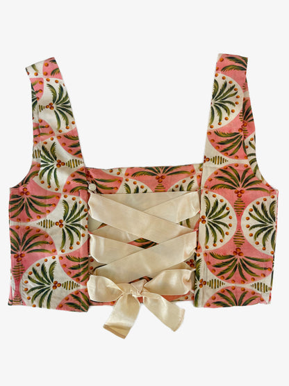 Shore Lacey Lace Up Top