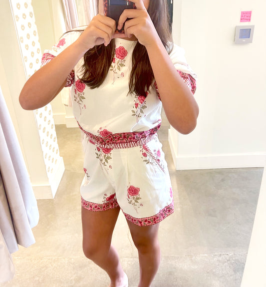 Nibi Mtk Stella short in rosewater