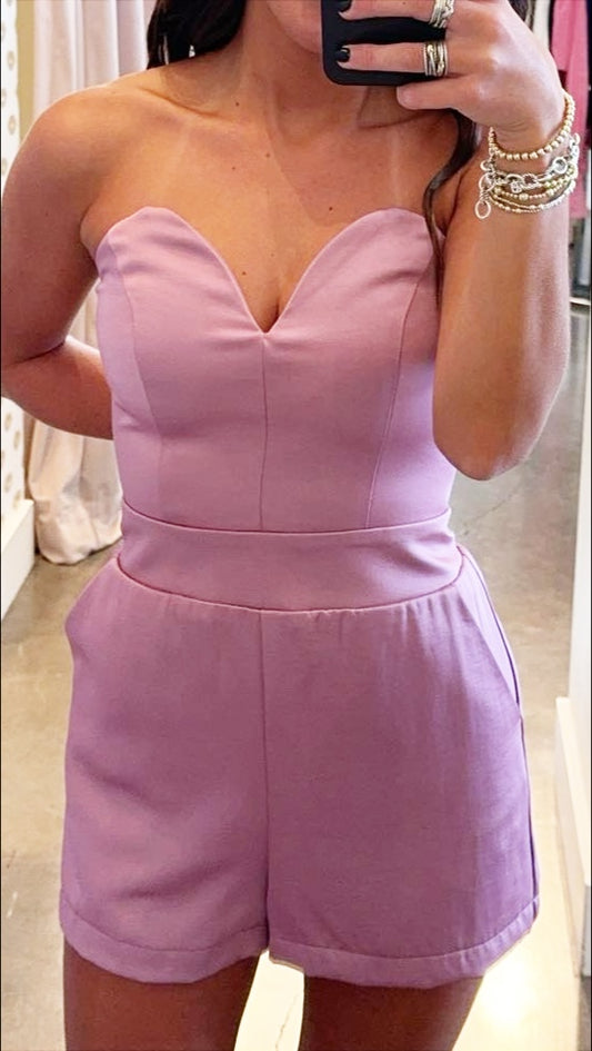 Lavender Brown Paulina Romper