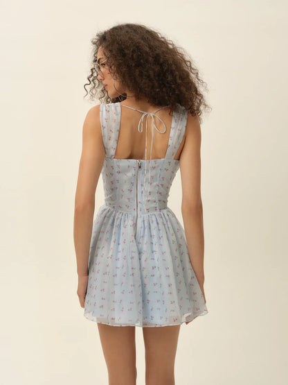For Love &  Lemons That's Amore Bouquet mini dress