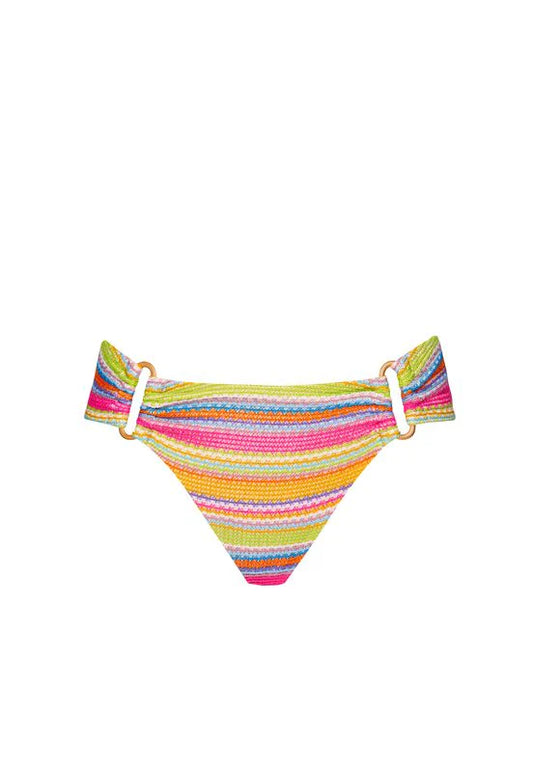 PQ Swim Detail Fanned Bottom in Rainbow