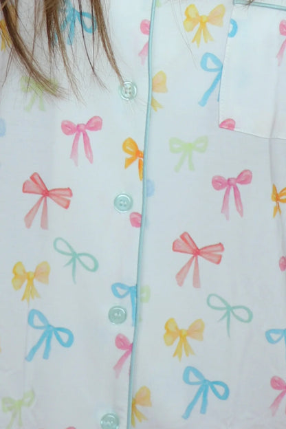 Stone Tree Pajamas Bow set