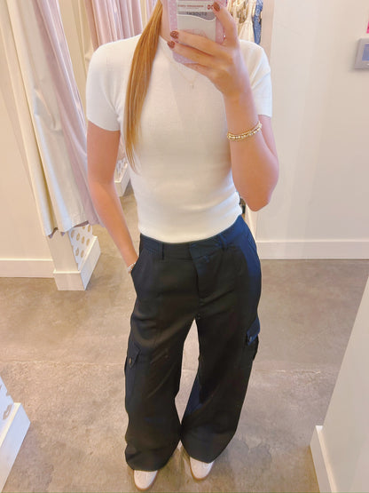 Marcie silk wide leg pant