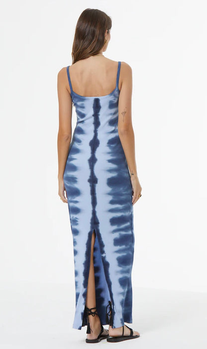 YFB Tonya Maxi dress Aviator Blue Pillar Wash