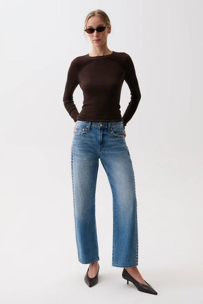 Pistola Lexi mid rise bowed
