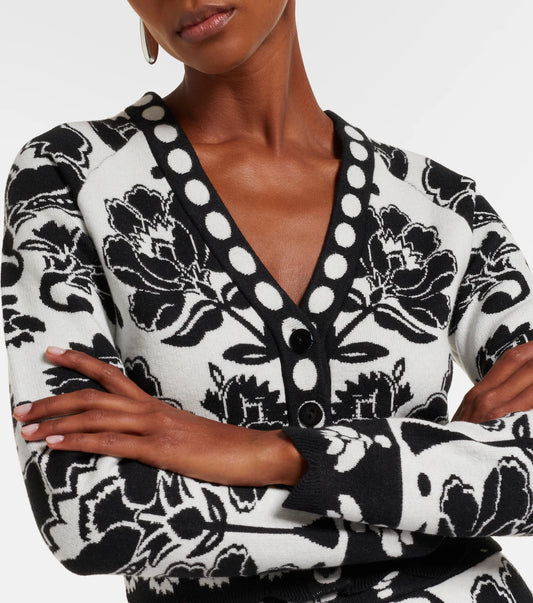 Farm Rio Arabesque knit sweater