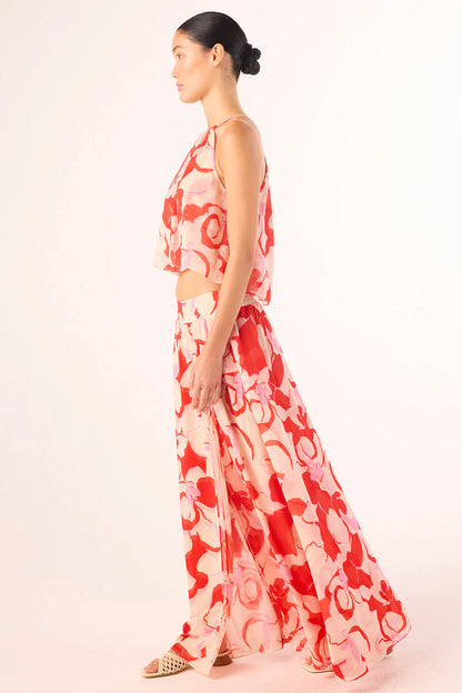 Misa Balena skirt in abstract orchid
