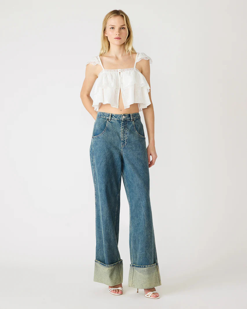 Steve Madden Leta top in snow white