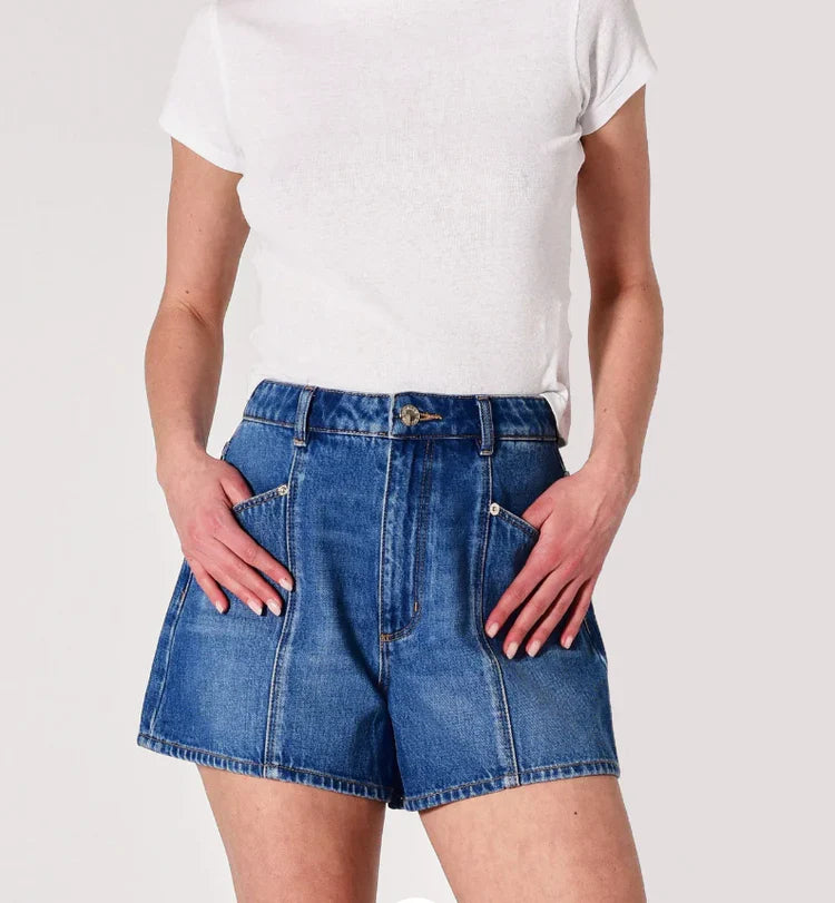 Rolla's Mirage denim shorts in silverlake