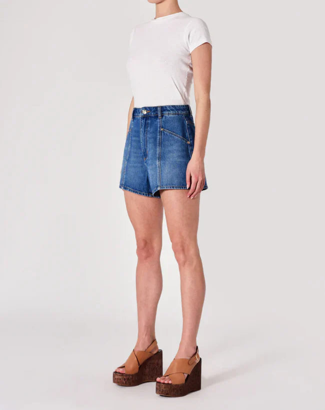 Rolla's Mirage denim shorts in silverlake