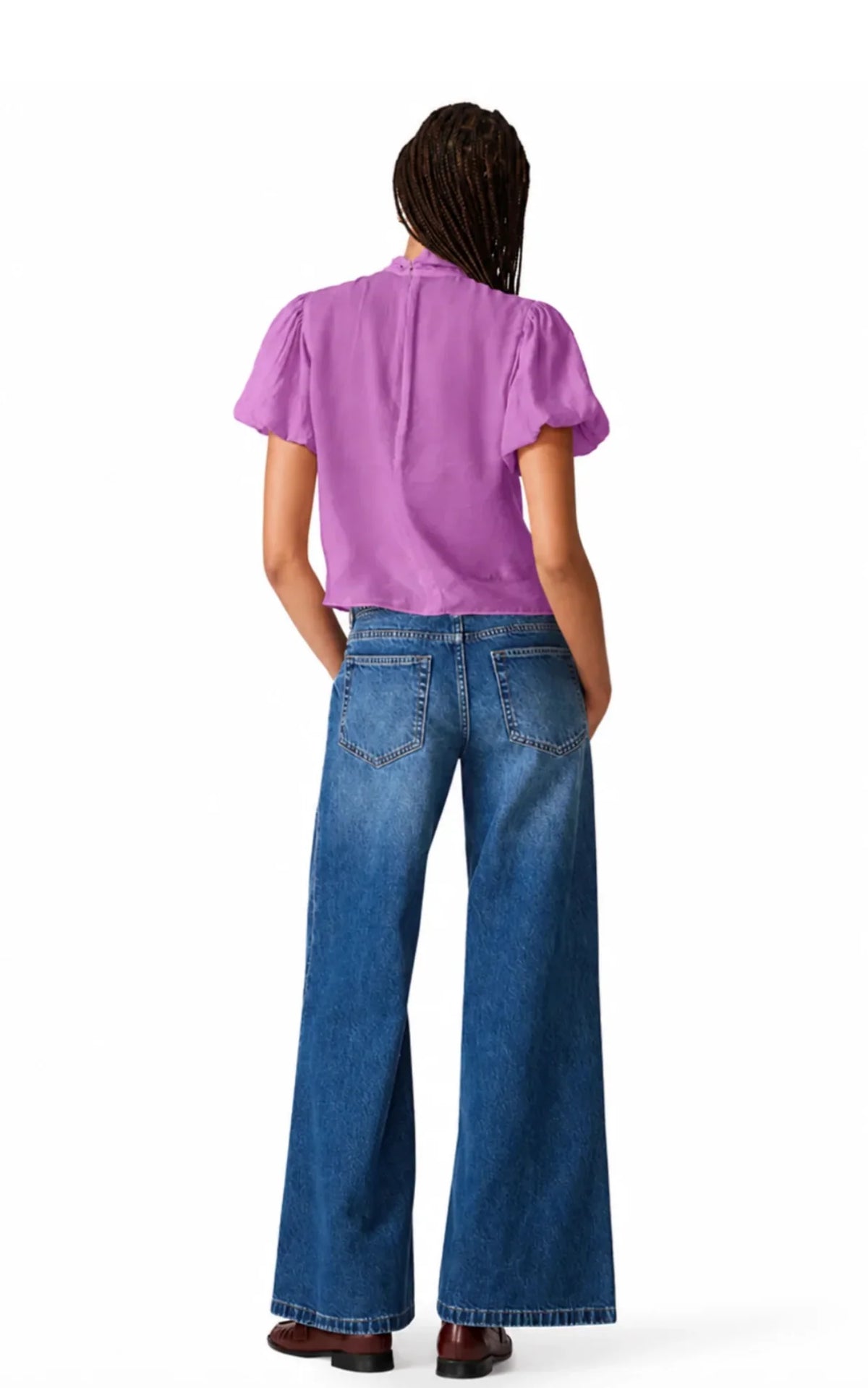 Steve Madden Lolanie top in dusty lavender