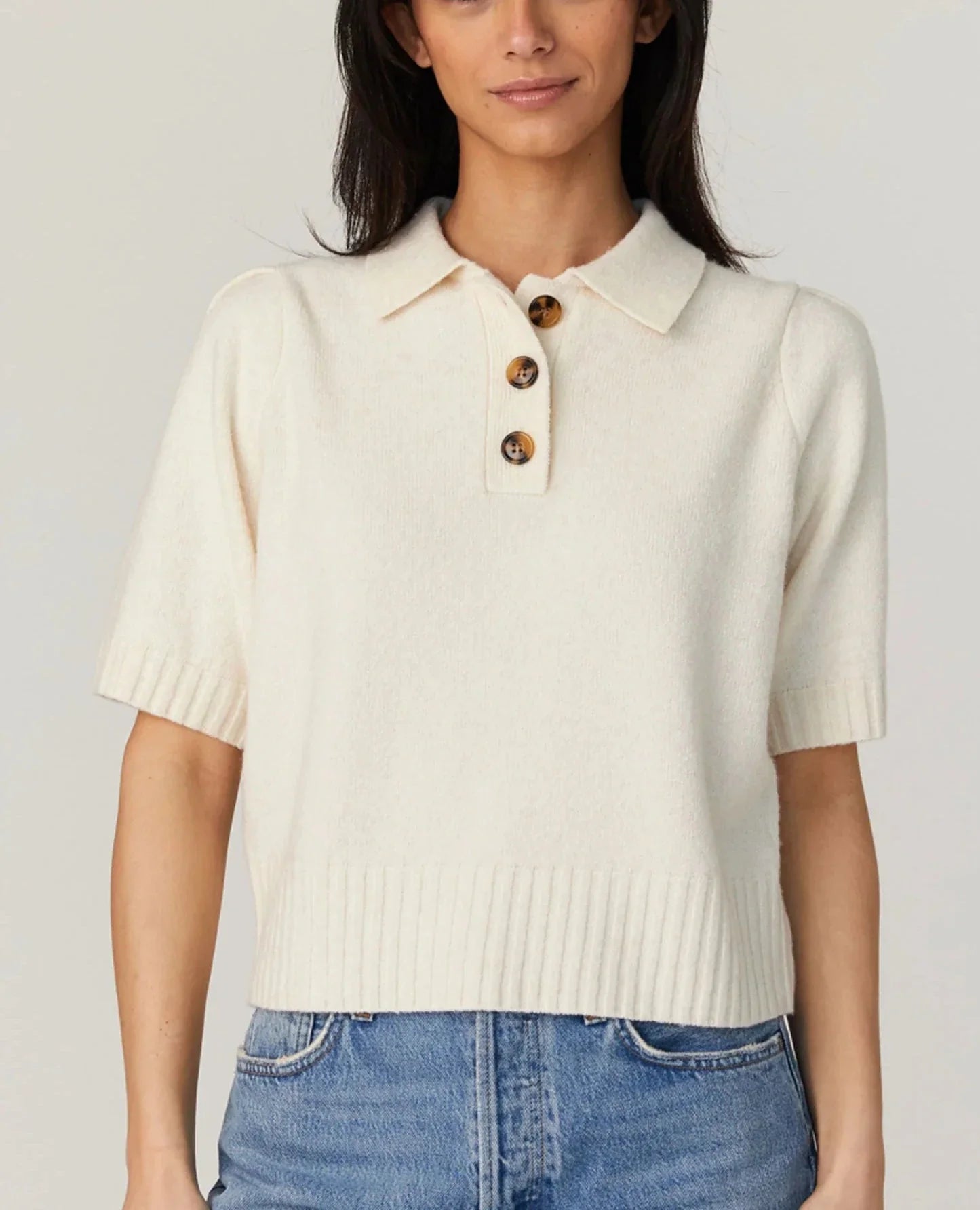 French Connection Vhari shortsleeve sweater