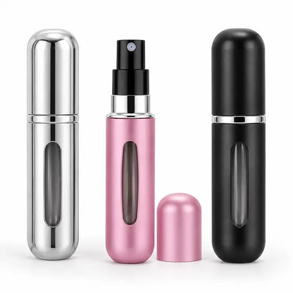Travel refillable perfume spray bottle