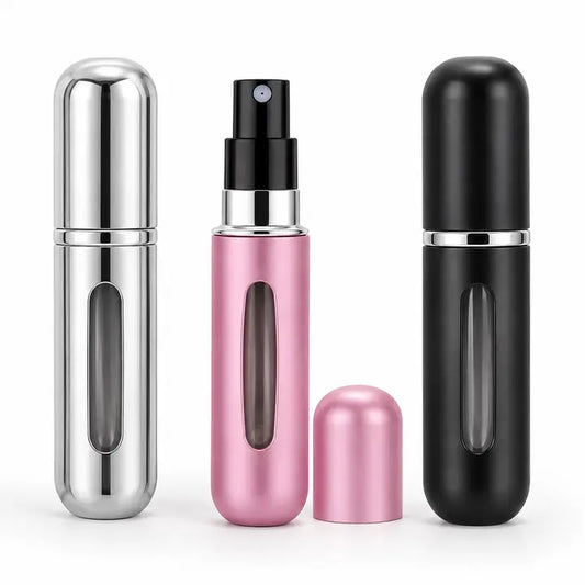 Travel refillable perfume spray bottle