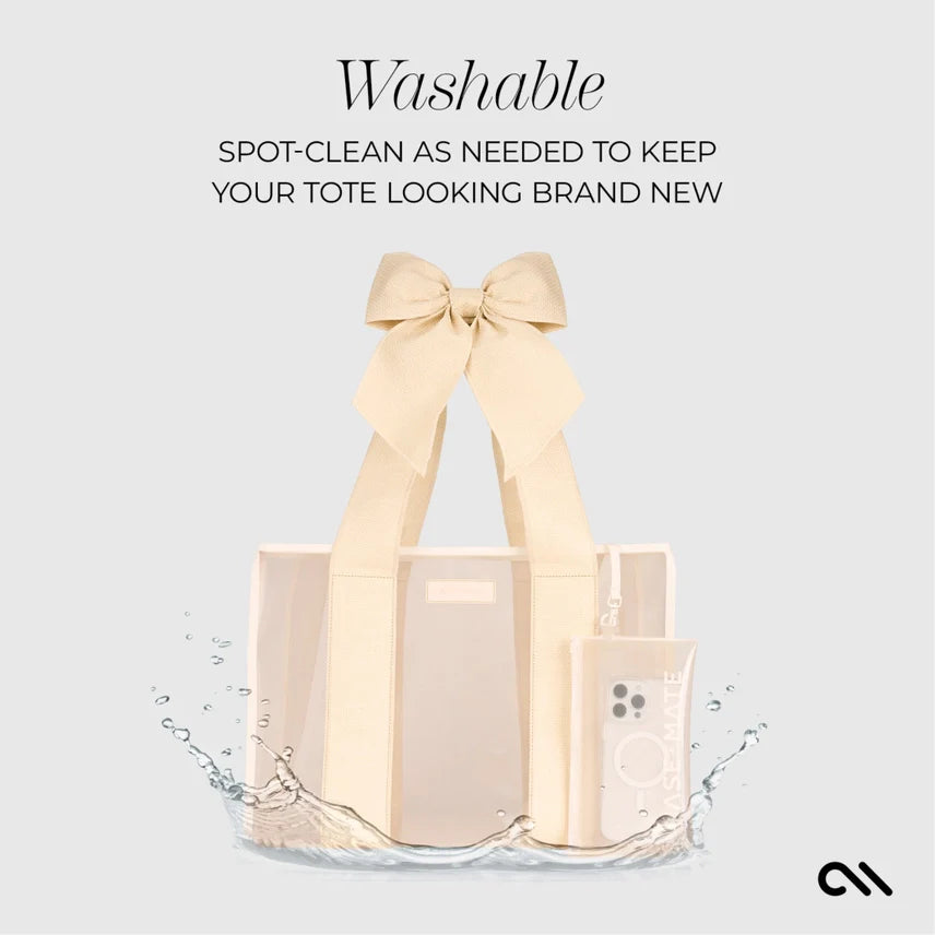 Case-Mate Beach Bow tote with phone case
