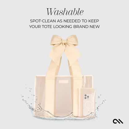 Case-Mate Beach Bow tote with phone case