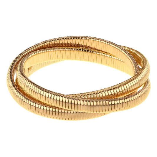 Janis Savitt triple cobra gold