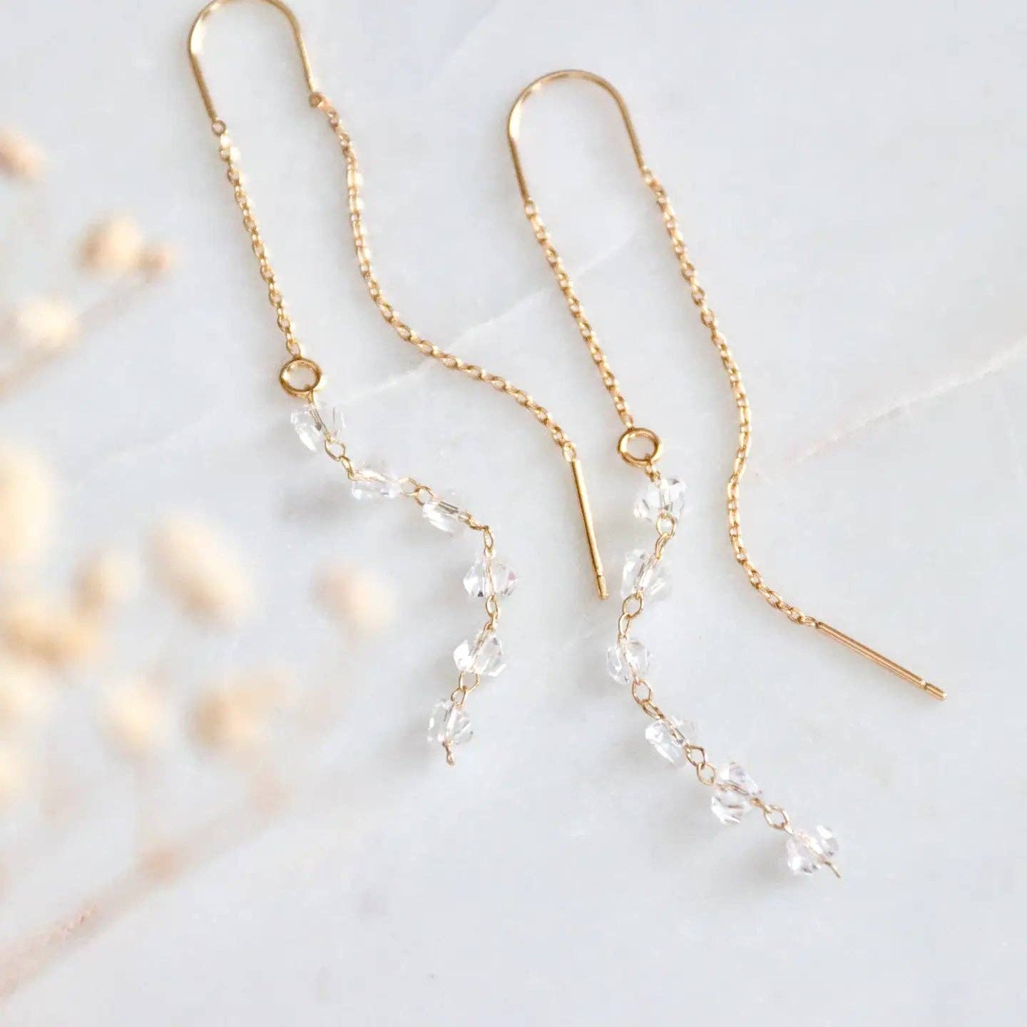 Crystal Threader Earrings
