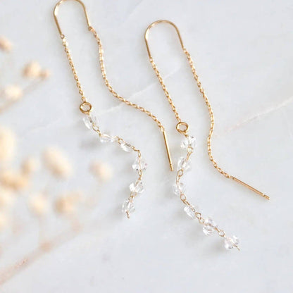 Crystal Threader Earrings