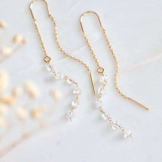 Crystal Threader Earrings