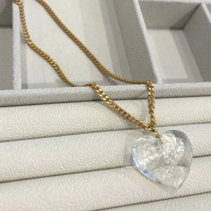 Nora James Nothing Personal heart necklace