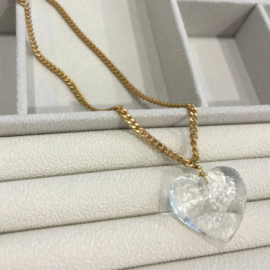 Nora James Nothing Personal heart necklace