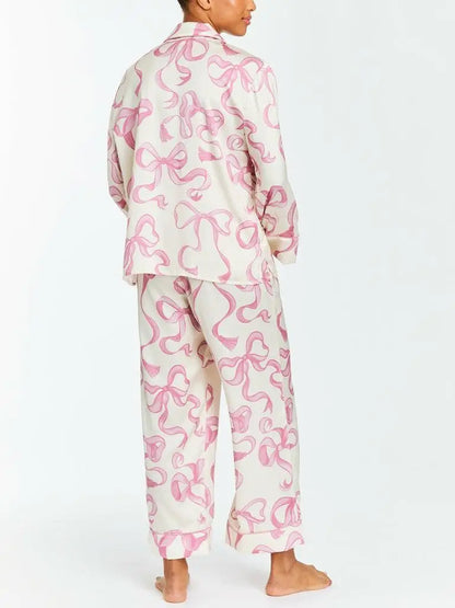 Bow Ribbon pajama set