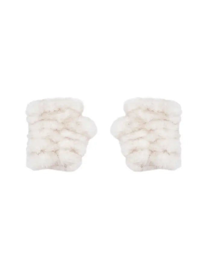 Mandy faux fur mitten