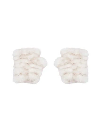 Mandy faux fur mitten