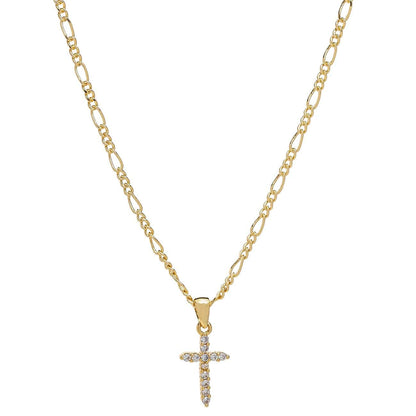 Bracha Believe mini cross necklace