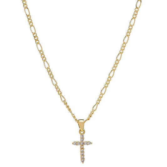 Bracha Believe mini cross necklace