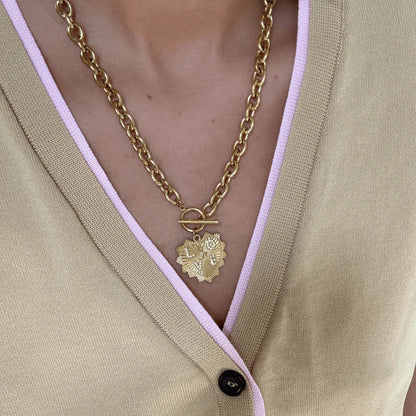 Bracha Monty Love toggle necklace