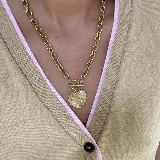 Bracha Monty Love toggle necklace