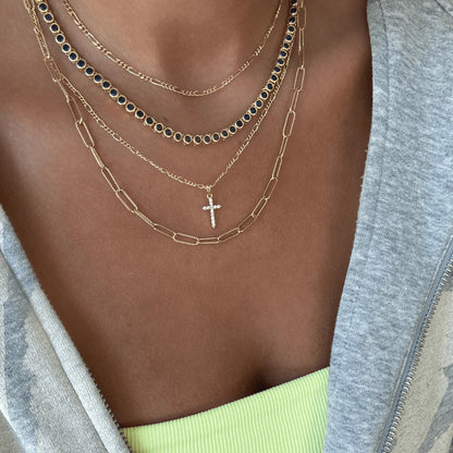 Bracha Believe mini cross necklace