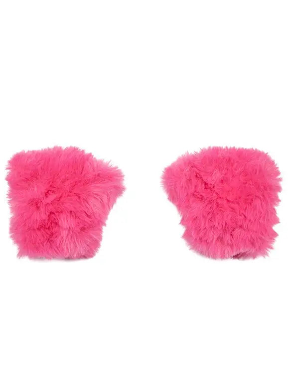 Mandy faux fur mitten