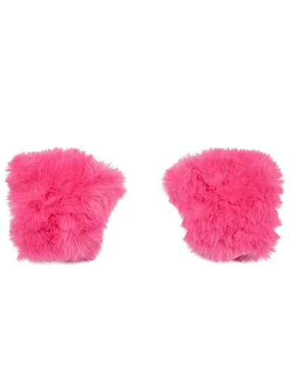 Mandy faux fur mitten