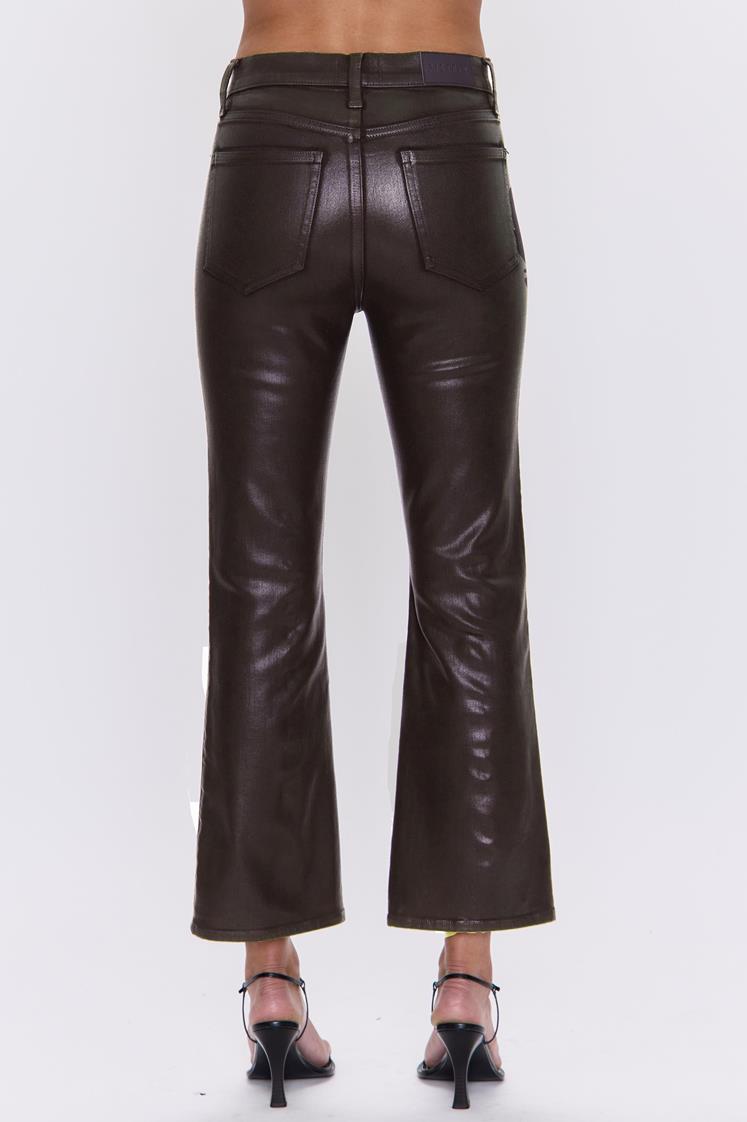 Pistola Lennon crop boot in coated mocha