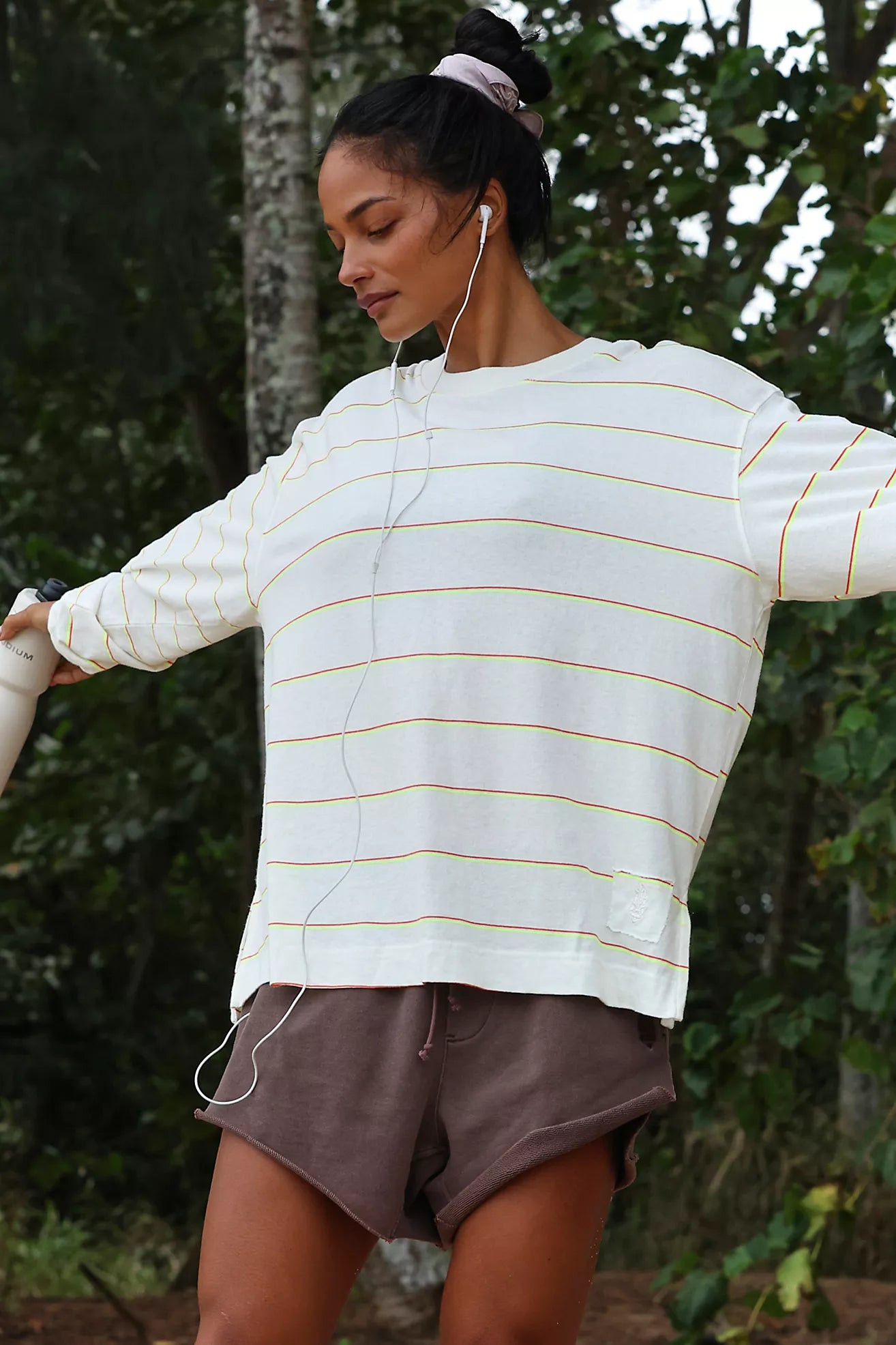 FP Movement printed hustle layer tee