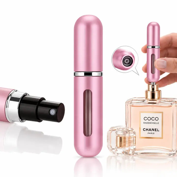 Travel refillable perfume spray bottle
