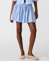Steve Madden Darienne skirt in striped blue