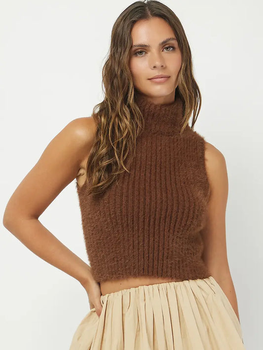 Fiona Fuzzy sweater tank