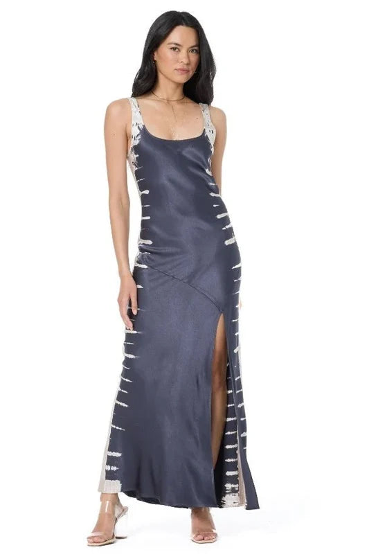Onita Midi Slip Dress - Tie Dye