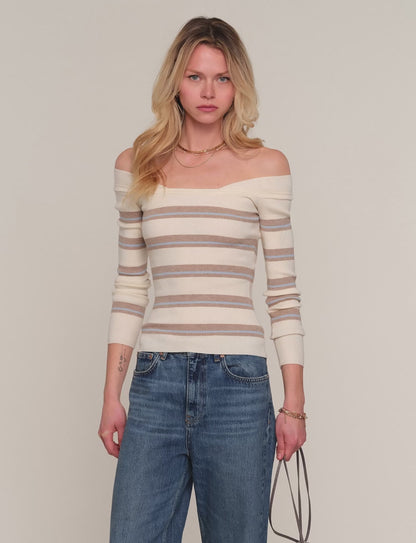 Desi top in ivory
