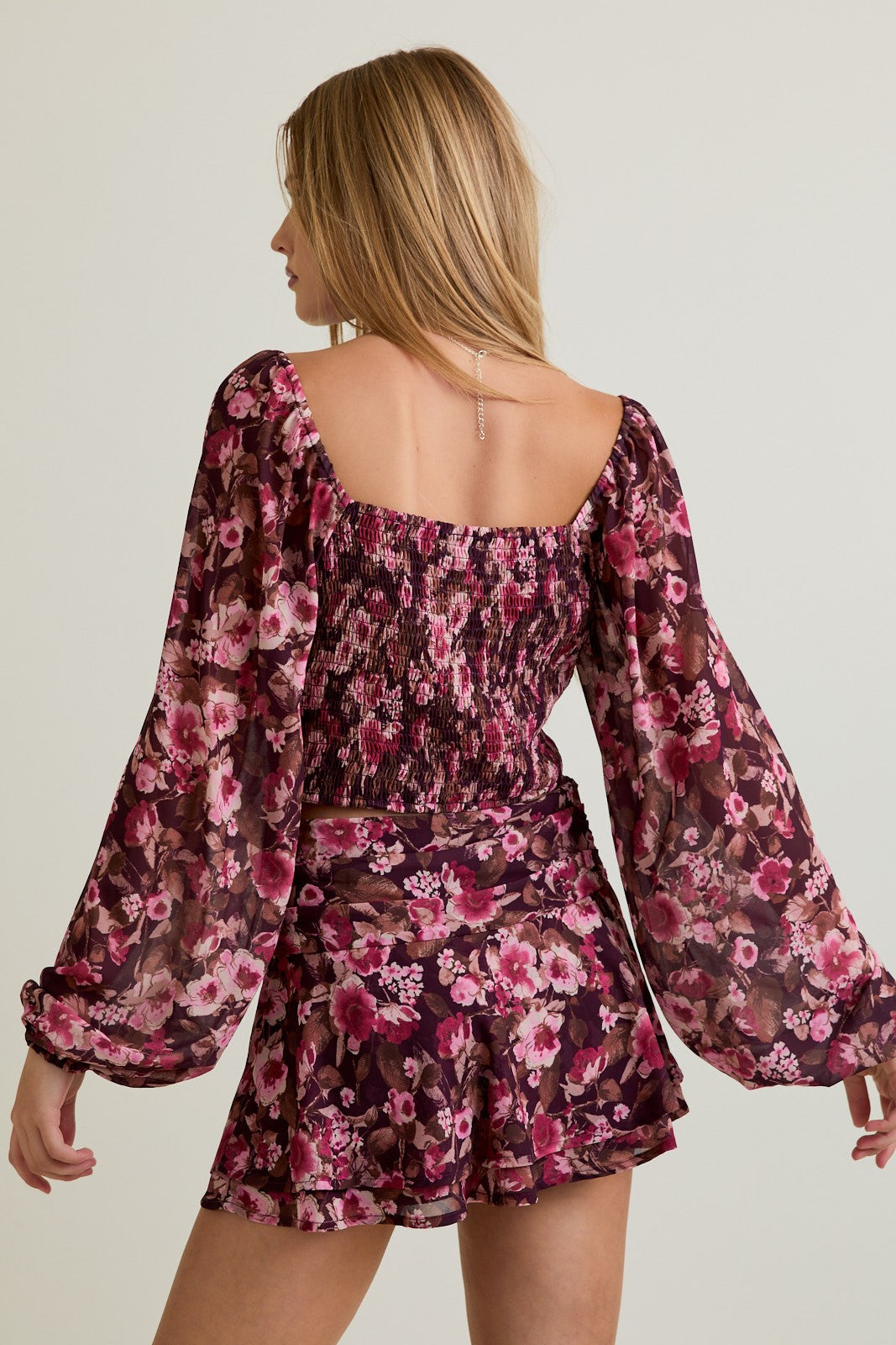 Ramsey floral skirt set