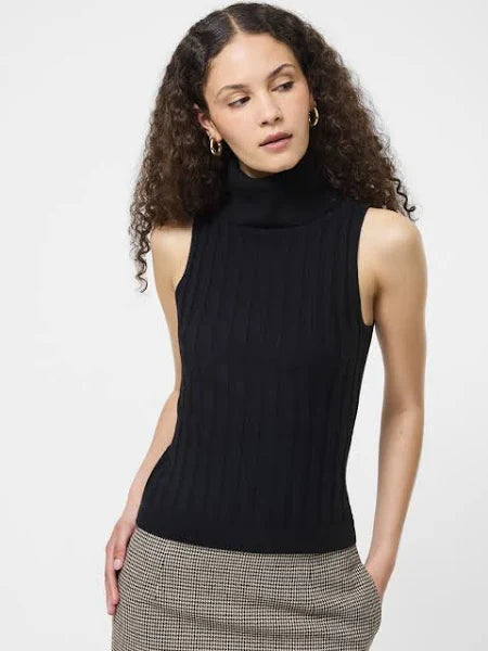 French Connection turtleneck tank sweater