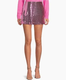 French Connection Sadie Sequin stretch mini skirt