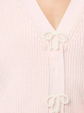 French Connection Babysoft knit embellished bows